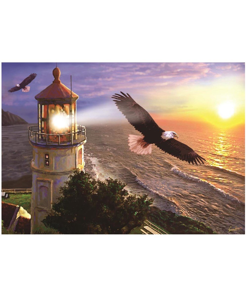 1000 Parça Puzzle, ART PUZZLE, Art Puzzle Gündoğumunda Yüksek Uçuş :1000 Parça Puzzle 4221