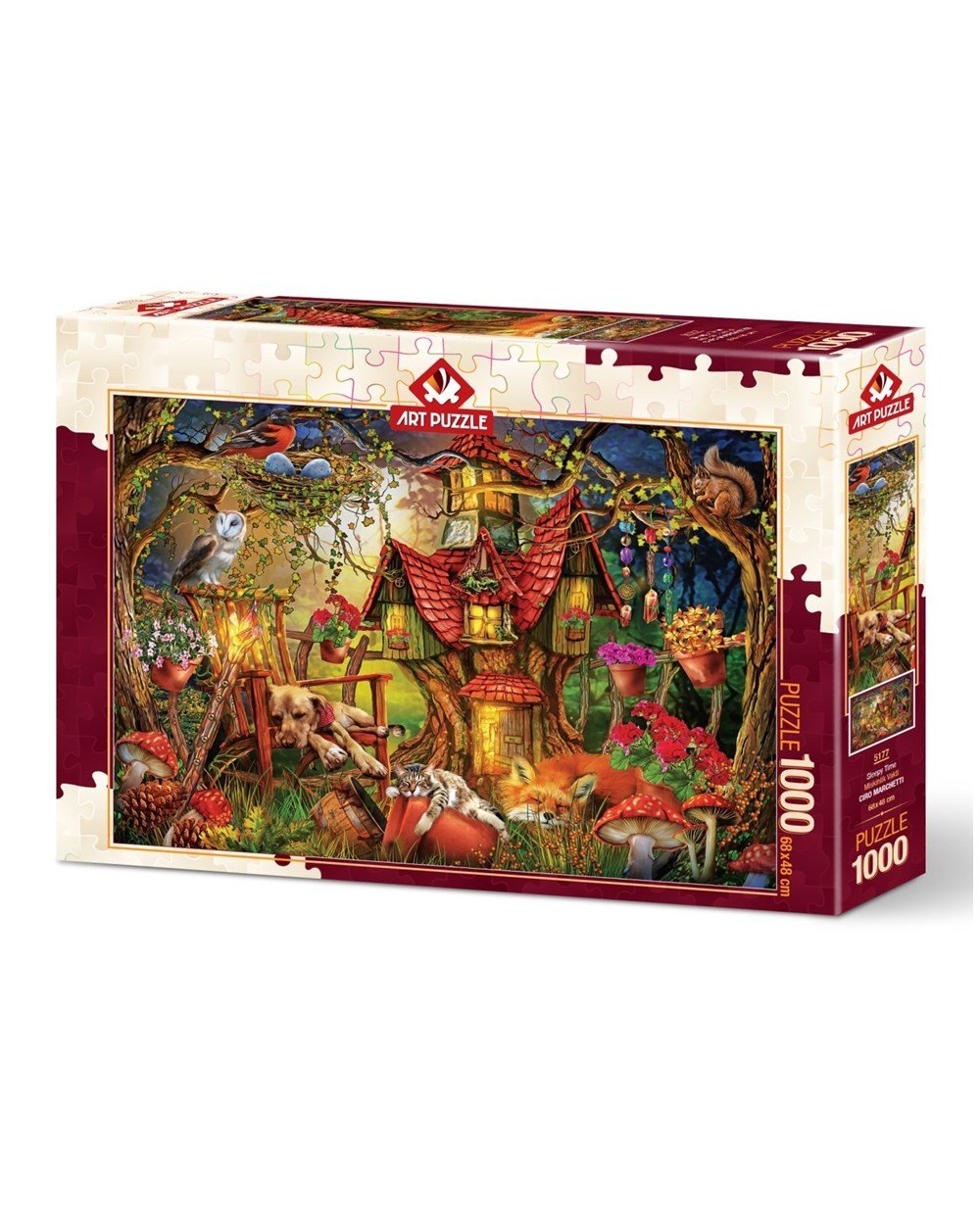 1000 Parça Puzzle, ART PUZZLE, Art Puzzle Miskinlik Vakti 1000 Parça Puzzle 5177