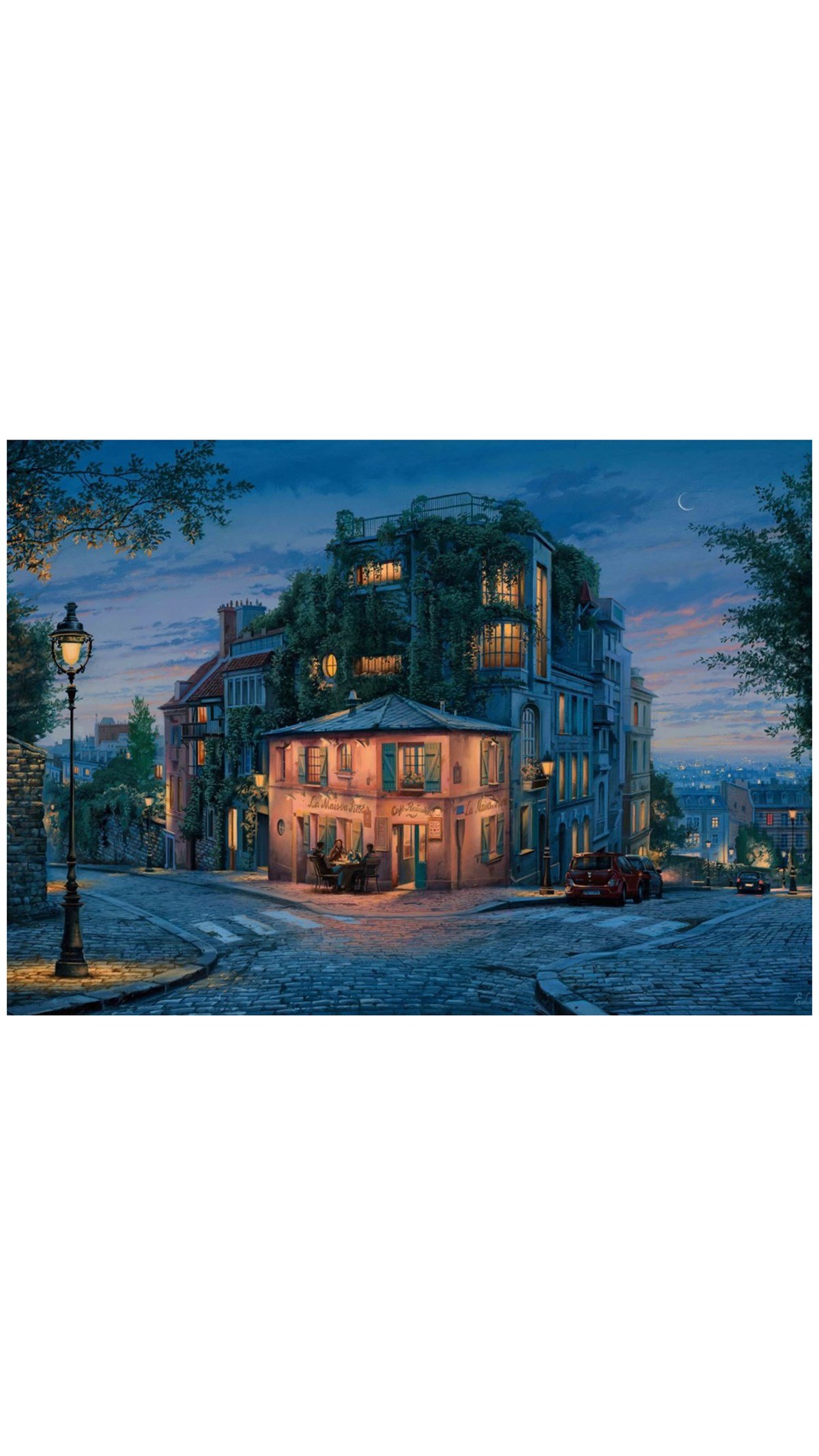 1000 Parça Puzzle, ART PUZZLE, Art Puzzle Pembe Ev Restaurant - 1000 Parça 5228