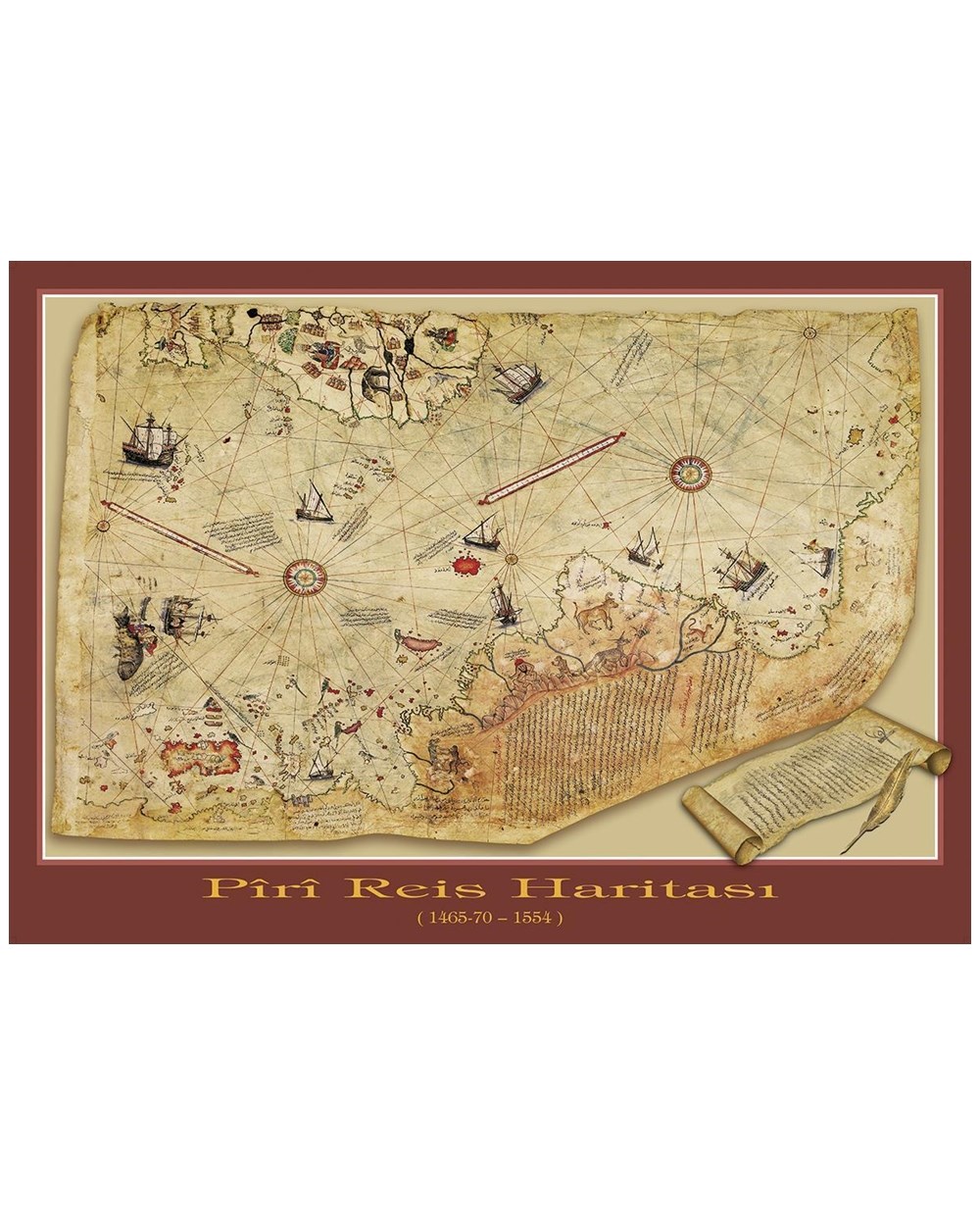 1000 Parça Puzzle, ART PUZZLE, Art Puzzle Piri Reis Haritası 1000 Parça Puzzle 4308