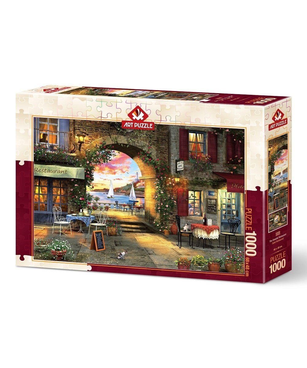 1000 Parça Puzzle, ART PUZZLE, Art Puzzle Sahil Restaurant :1000 Parça Puzzle 5220