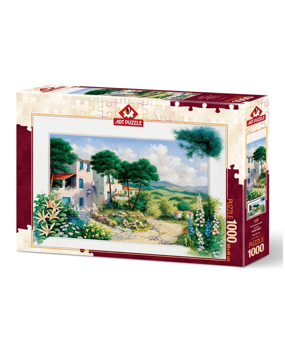 1000 Parça Puzzle, ART PUZZLE, Art Puzzle Yazlıkta 1000 Parça Puzzle 5180