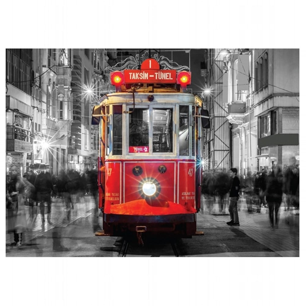 1000 Parça Puzzle, Merkez Oyuncak, Doğuş 1000 Parça Puzzle Taksim Tünel 006