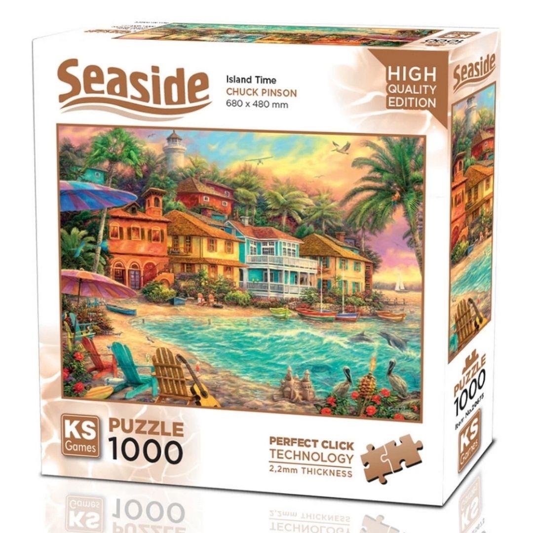 1000 Parça Puzzle, KS GAMES, Island Time Puzzle 1000 Parça 20673