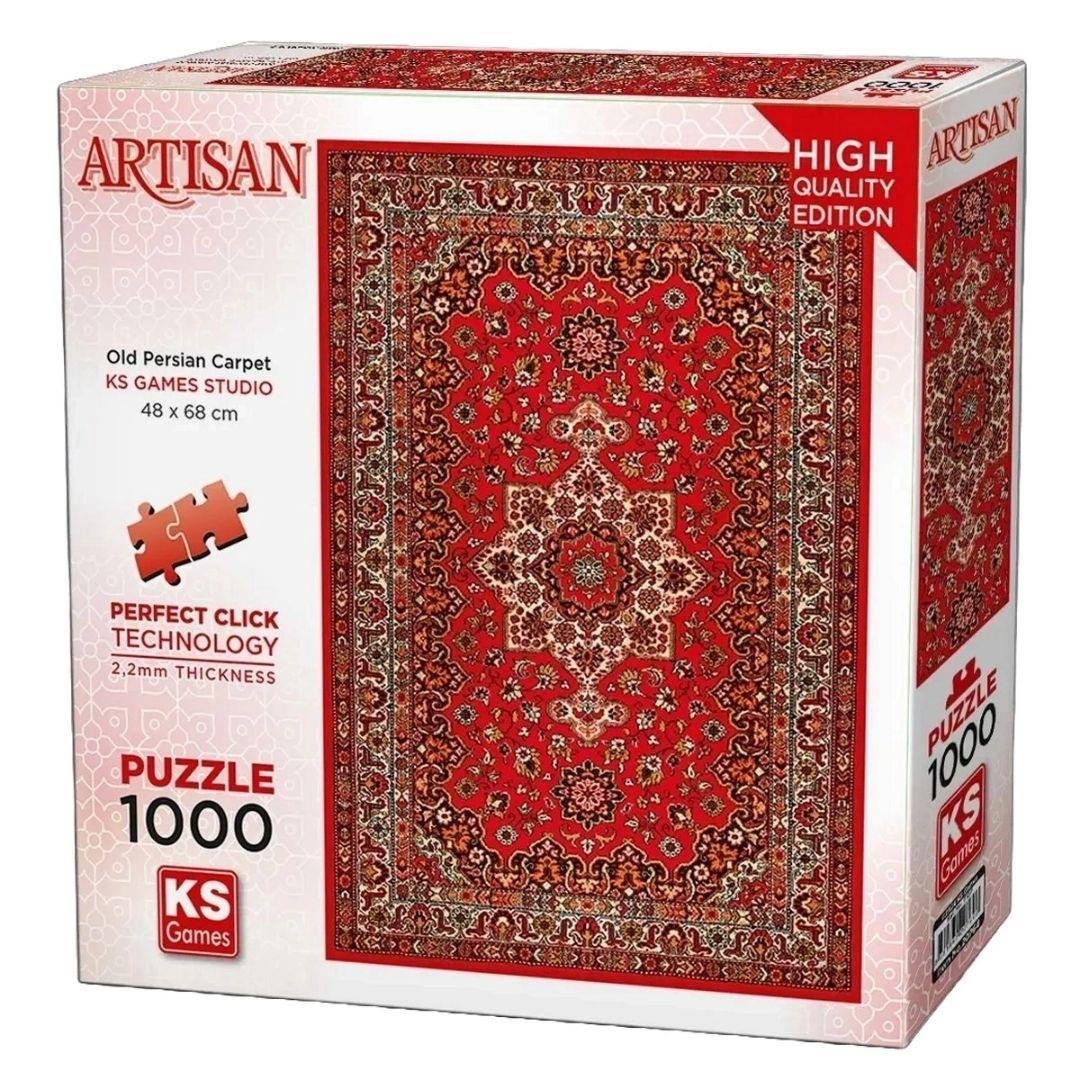 1000 Parça Puzzle, KS GAMES, Old Persian Carpet Puzzle 1000 Parça 20764