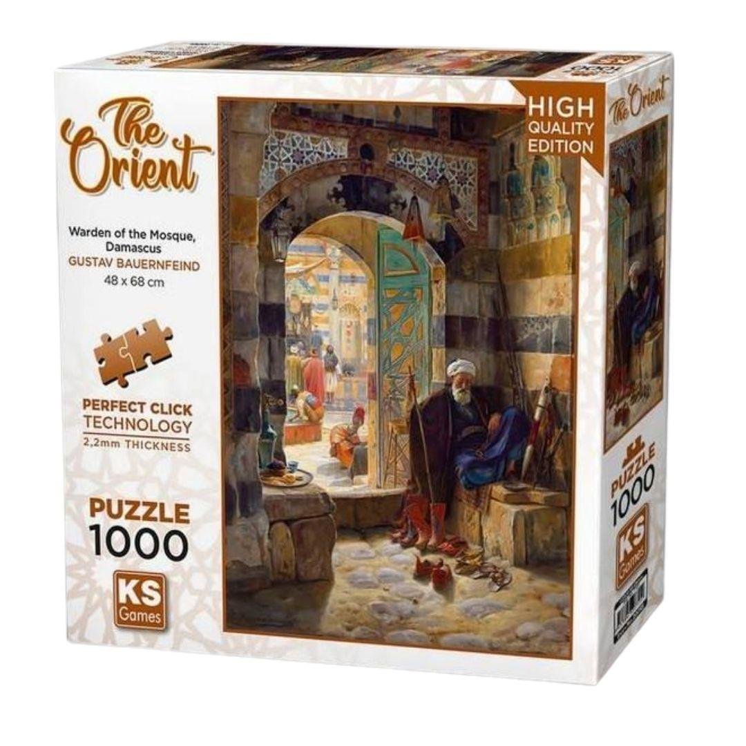 1000 Parça Puzzle, KS GAMES, Warden of the Mosque, Damascus Puzzle 1000 Parça 20755
