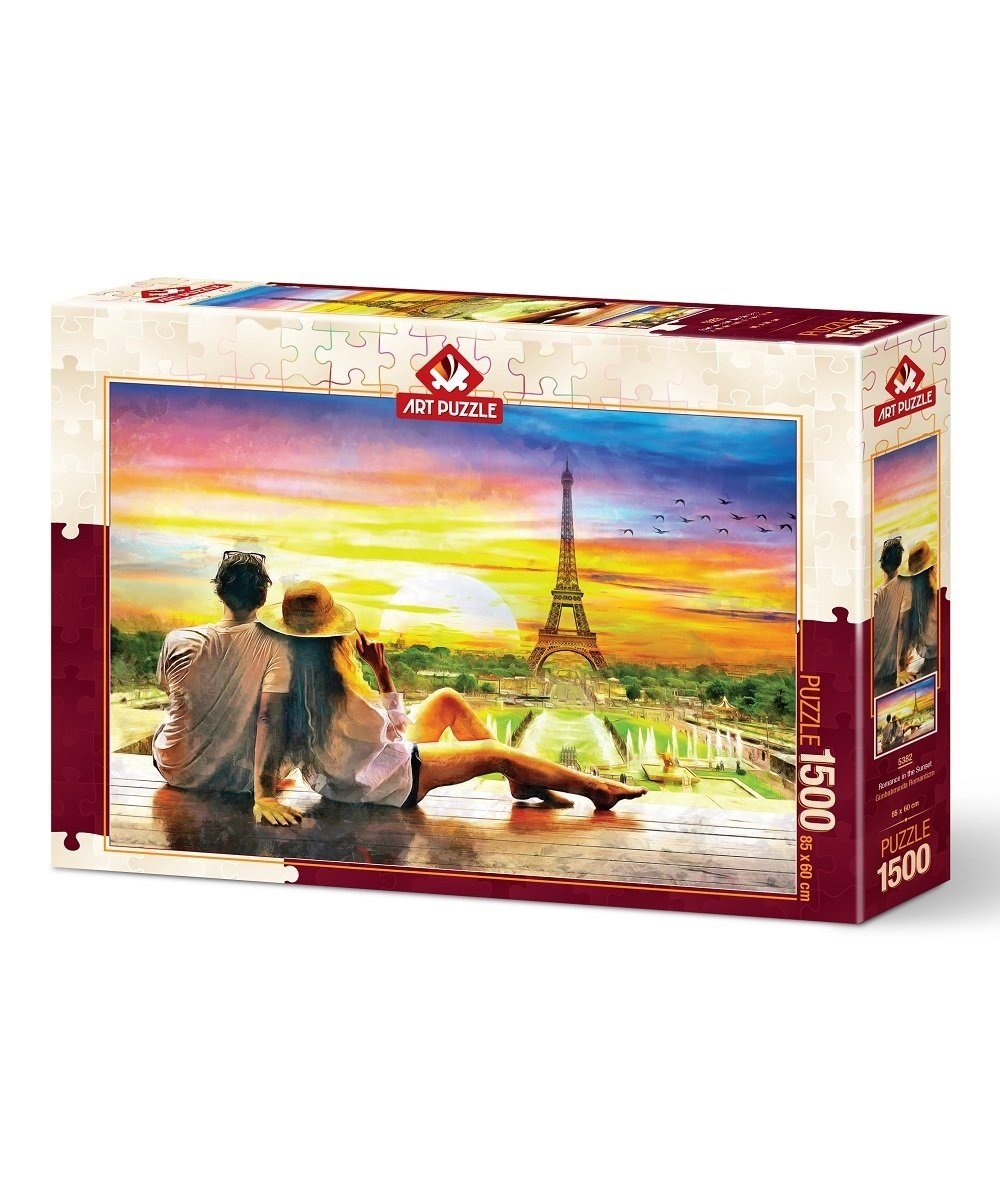 1500 Parça Puzzle, ART PUZZLE, Art Puzzle Günbatımında Romantizm :1500 Parça Puzzle 5382