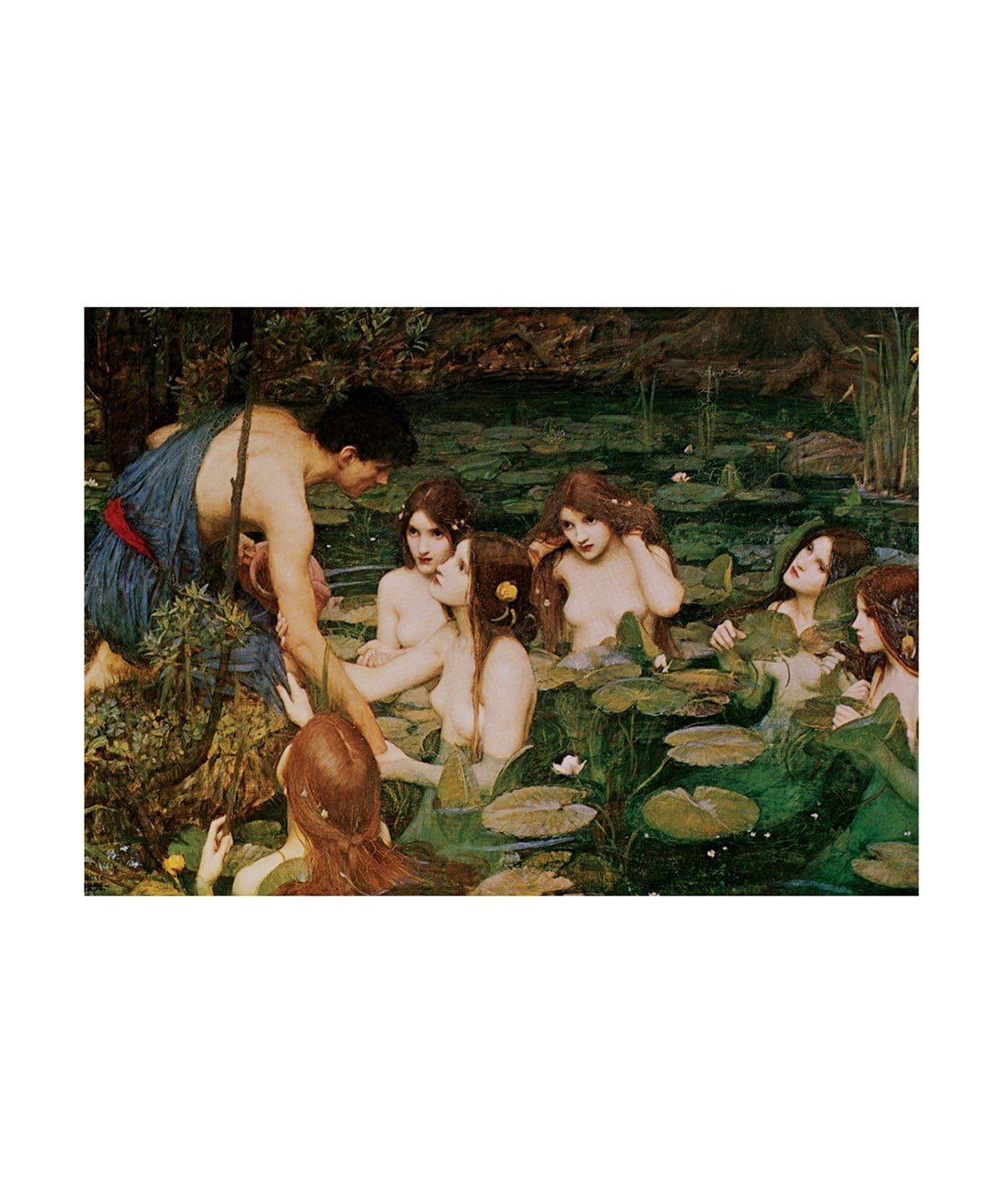 1500 Parça Puzzle, ART PUZZLE, Art Puzzle Hylas ve Su Perileri, 1896 - 1500 Parça 5377
