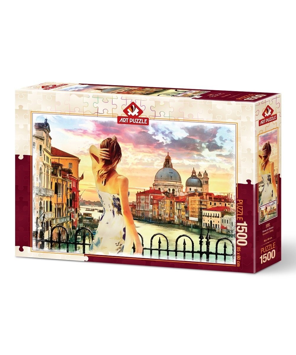 1500 Parça Puzzle, ART PUZZLE, Art Puzzle Venedik'e Bakış :1500 Parça Puzzle 5381