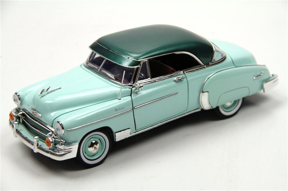 1950 Chevy Impala 1:18 Koleksiyon Model Araba Yeşil Motor Max
