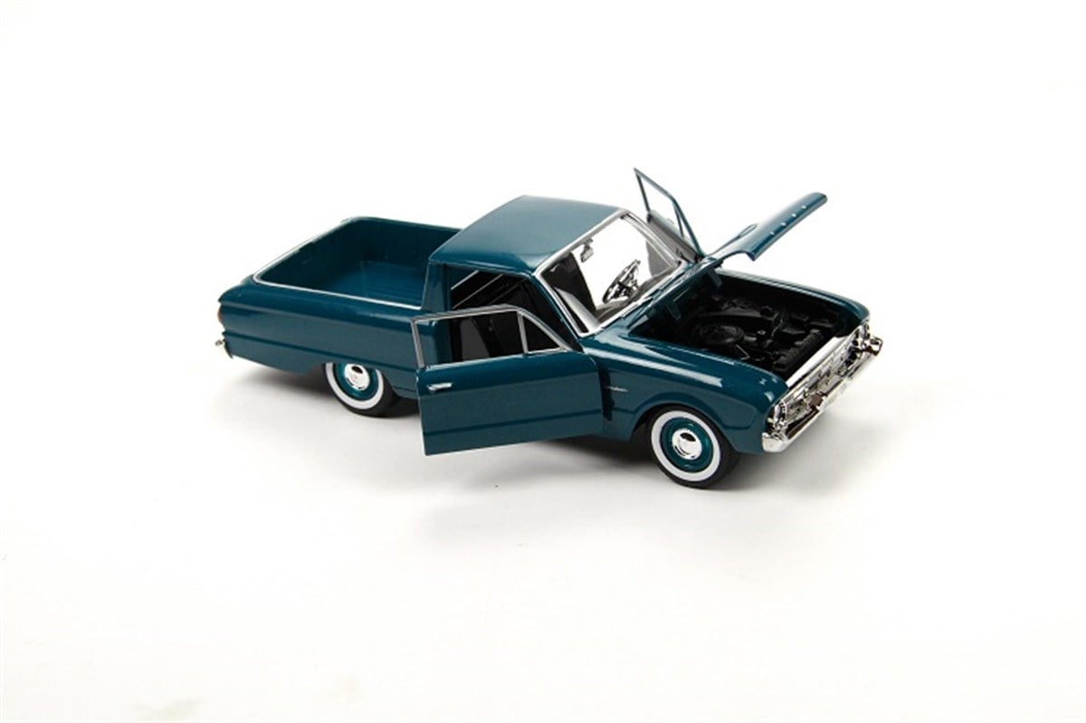 1960 Ford Ranchero 1:24 Koleksiyon Model Araba Mavi Motor Max 