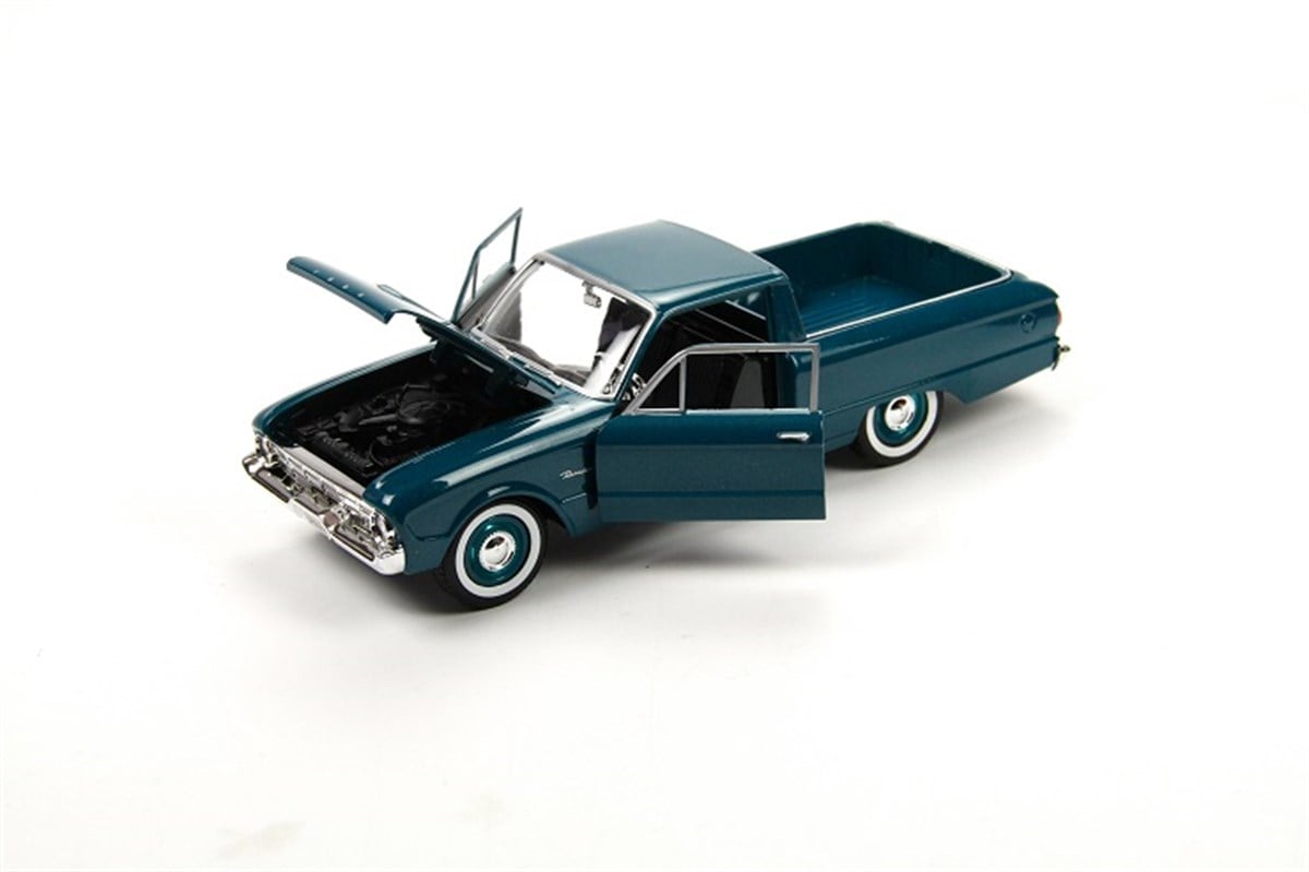 1960 Ford Ranchero 1:24 Koleksiyon Model Araba Mavi Motor Max 