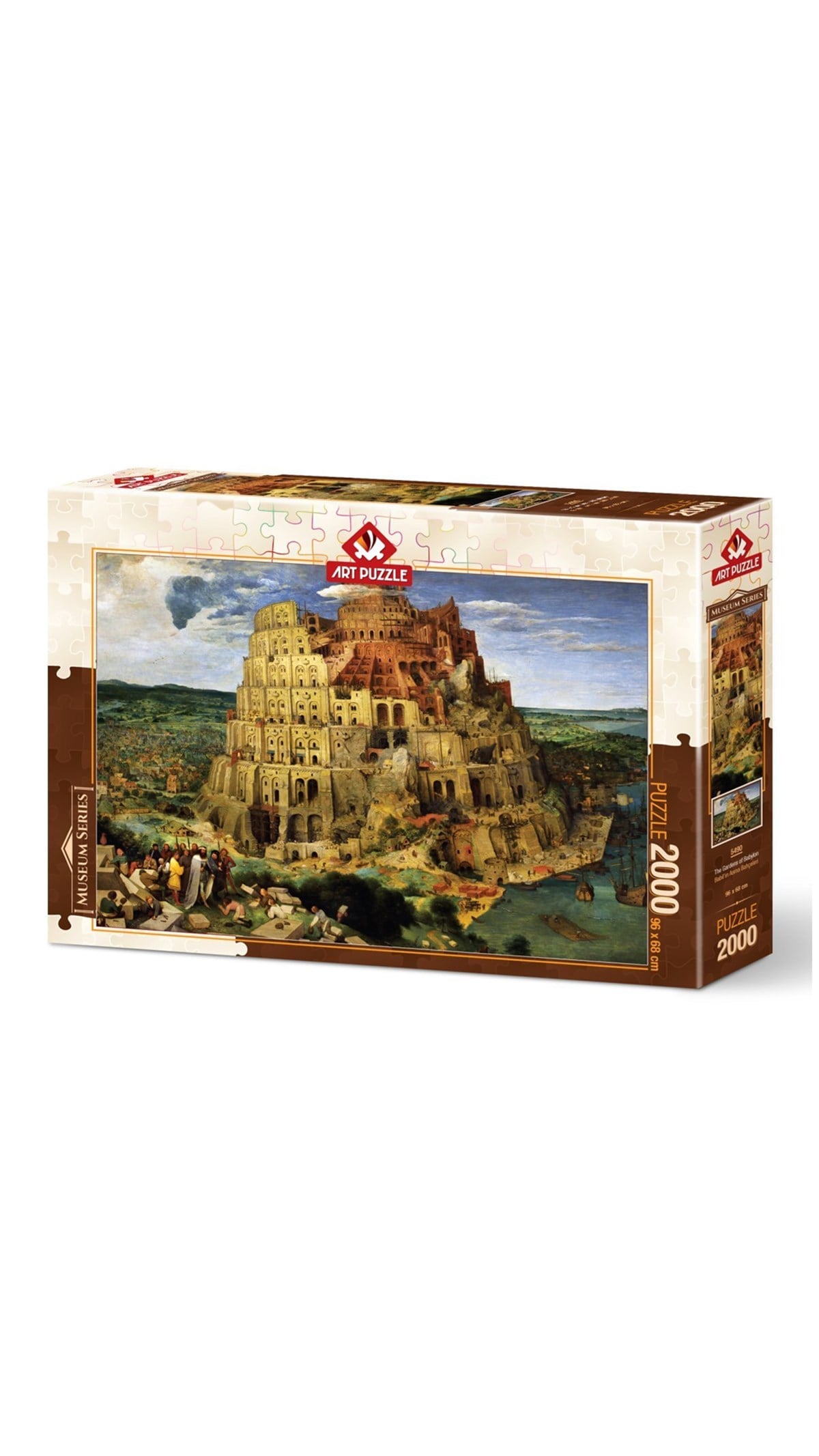 2000 Parça Puzzle, ART PUZZLE, Art Puzzle Babil'in Asma Bahçeleri - 2000 PARÇA 5490