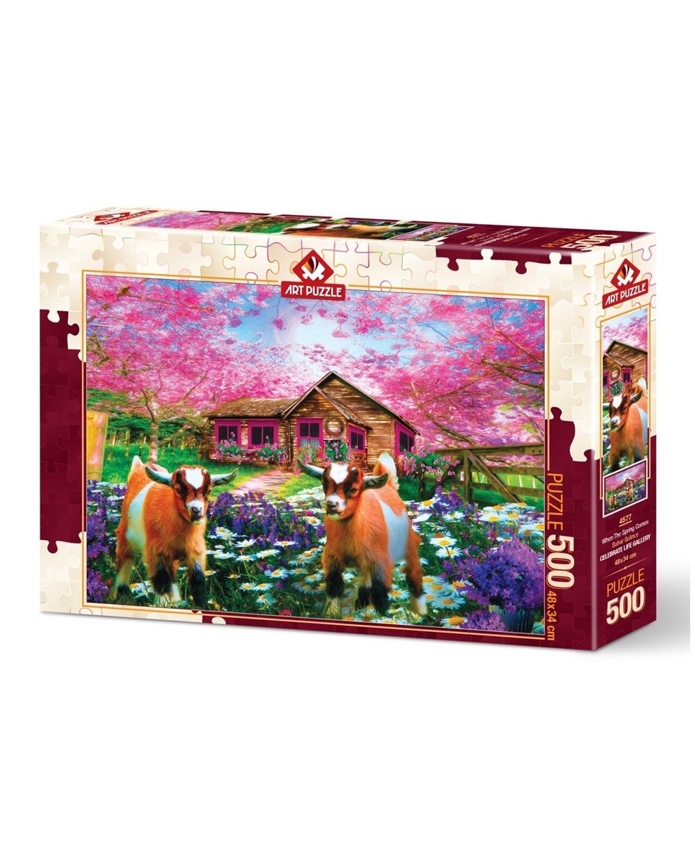 500 Parça Puzzle, ART PUZZLE, Art Puzzle Bahar Gelince 500 Parça Puzzle 4755