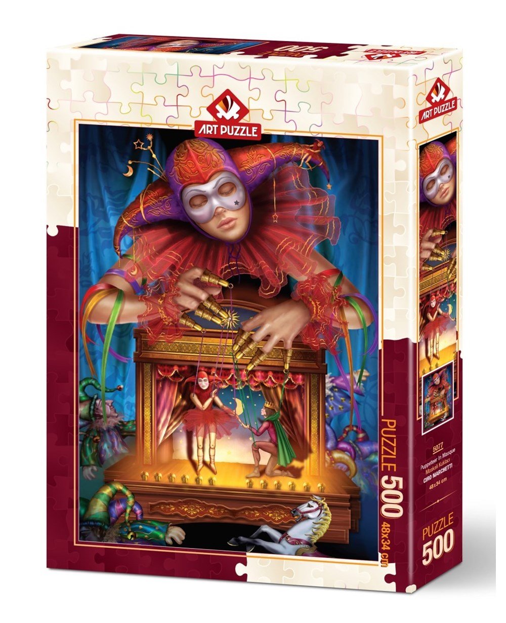 500 Parça Puzzle, ART PUZZLE, Art Puzzle Maskeli Kuklacı 500 Parça Puzzle 5077