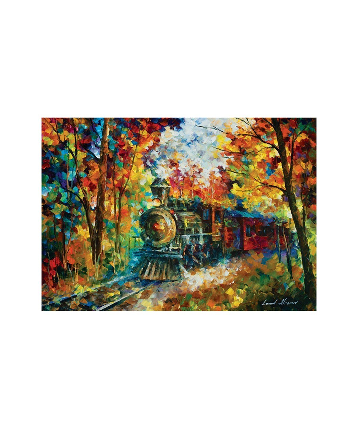500 Parça Puzzle, ART PUZZLE, Art Puzzle Sonbahar Treni - 500 Parça 5096