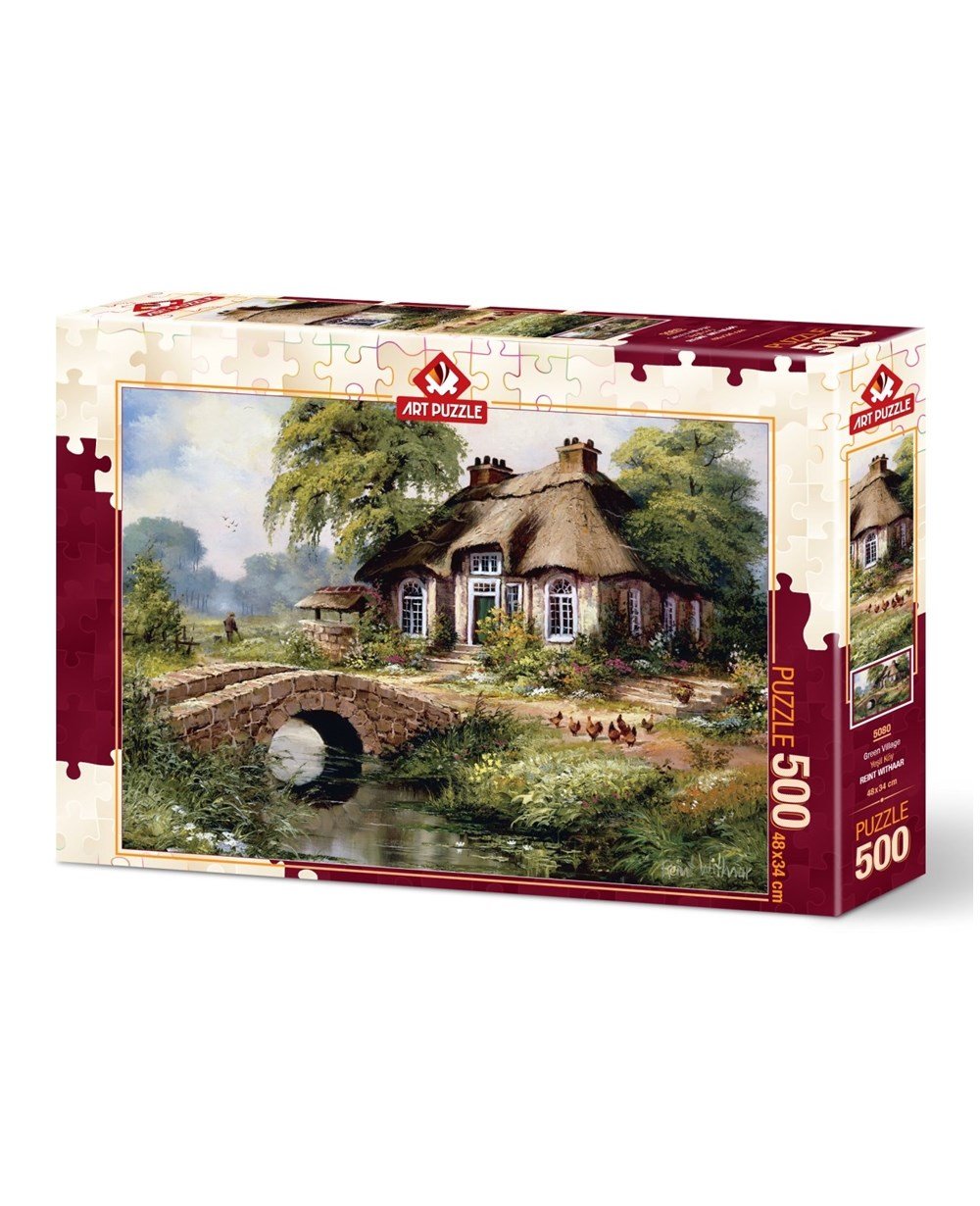 500 Parça Puzzle, ART PUZZLE, Art Puzzle Yeşil Köy 500 Parça Puzzle 5080