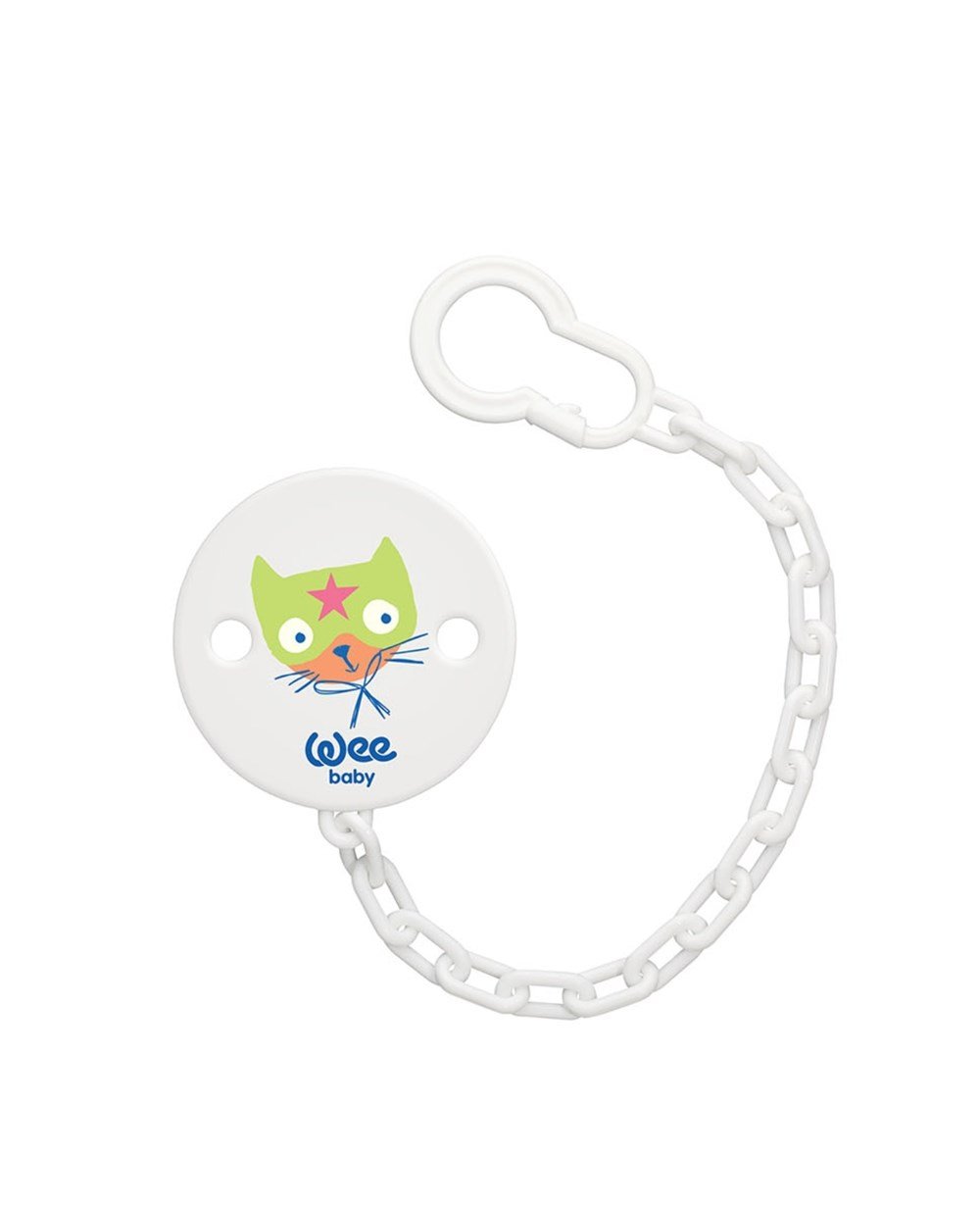 Aksesuar, WEE BABY, Wee Baby Desenli Emzik Askısı 901 Kedicik
