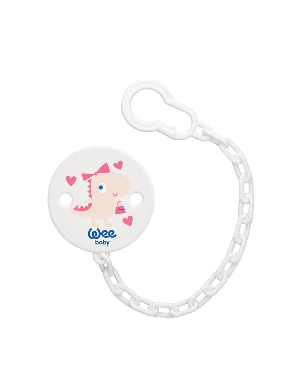 Aksesuar, WEE BABY, Wee Baby Desenli Emzik Askısı 09011 Kalpli