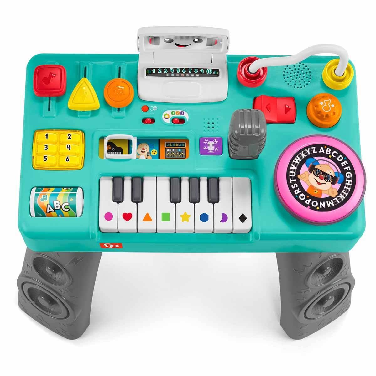 Aktivite Masaları, Fisher Price, Fisher Price Sesli ve Işıklı Eğlenceli DJ Aktivite Masası HRB61