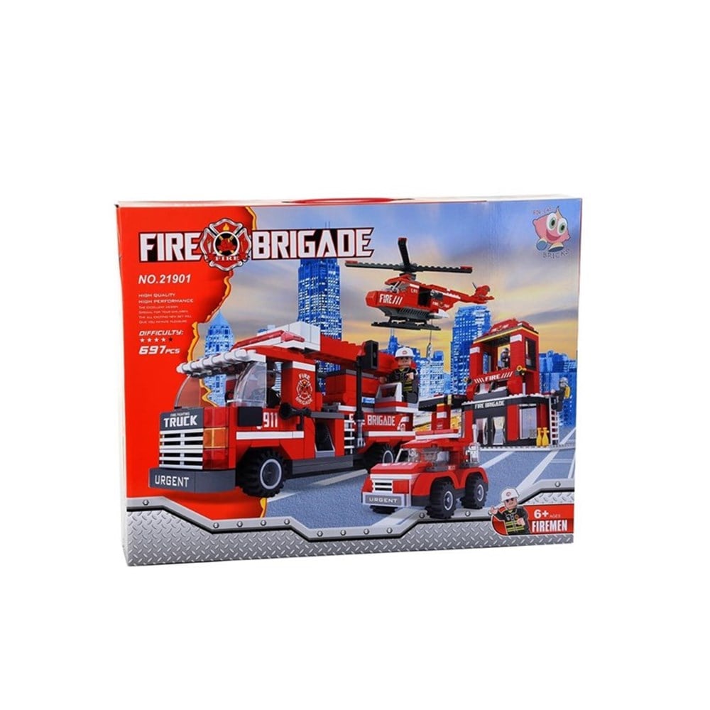 Ausini Lego Setleri, Bir-Can, Ausini Lego İtfaiye Seti 697 Parça 21901 