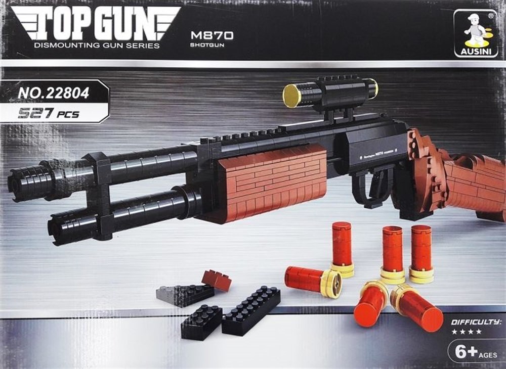 Ausini Lego Setleri, Ausini, Lego Ausini 527 Parça M870 Shotgun Silah 22804