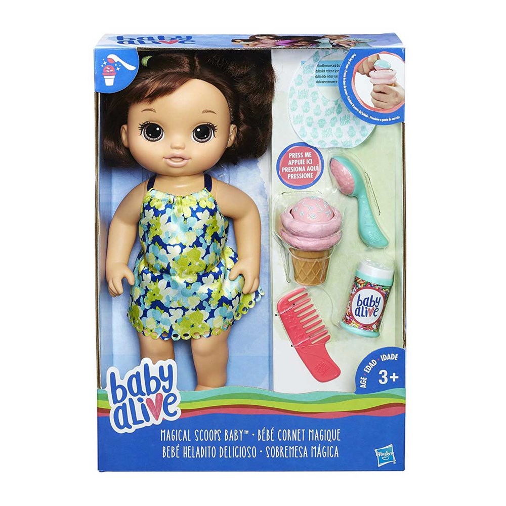 Baby Alive Kumral Bebeğimle Dondurma Zamanı C1089