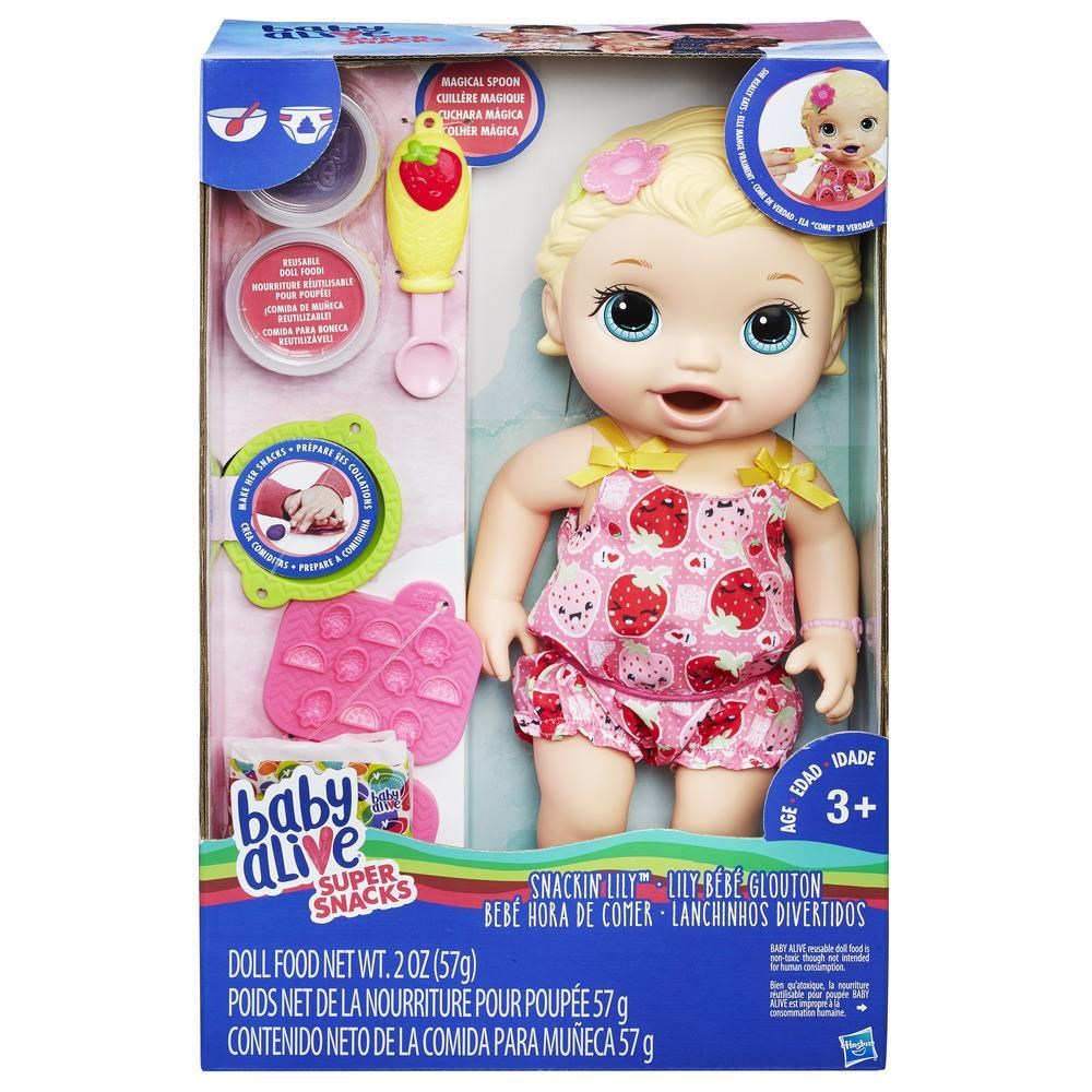Baby Alive Lily ile Mama Eğlencesi Super Snacks C2697