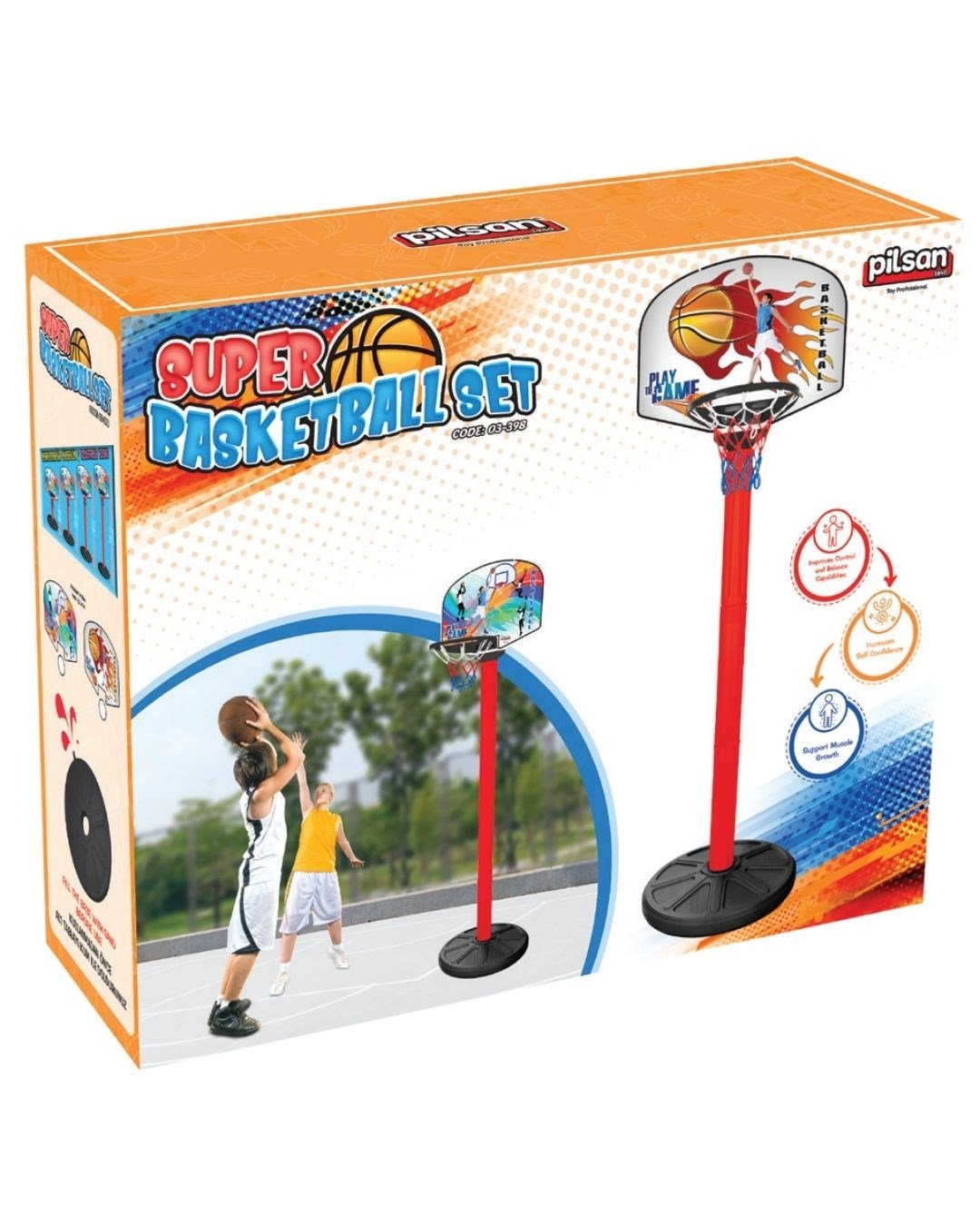 Bahçe Oyuncakları, Pilsan, Süper Basketbol Seti Ayaklı