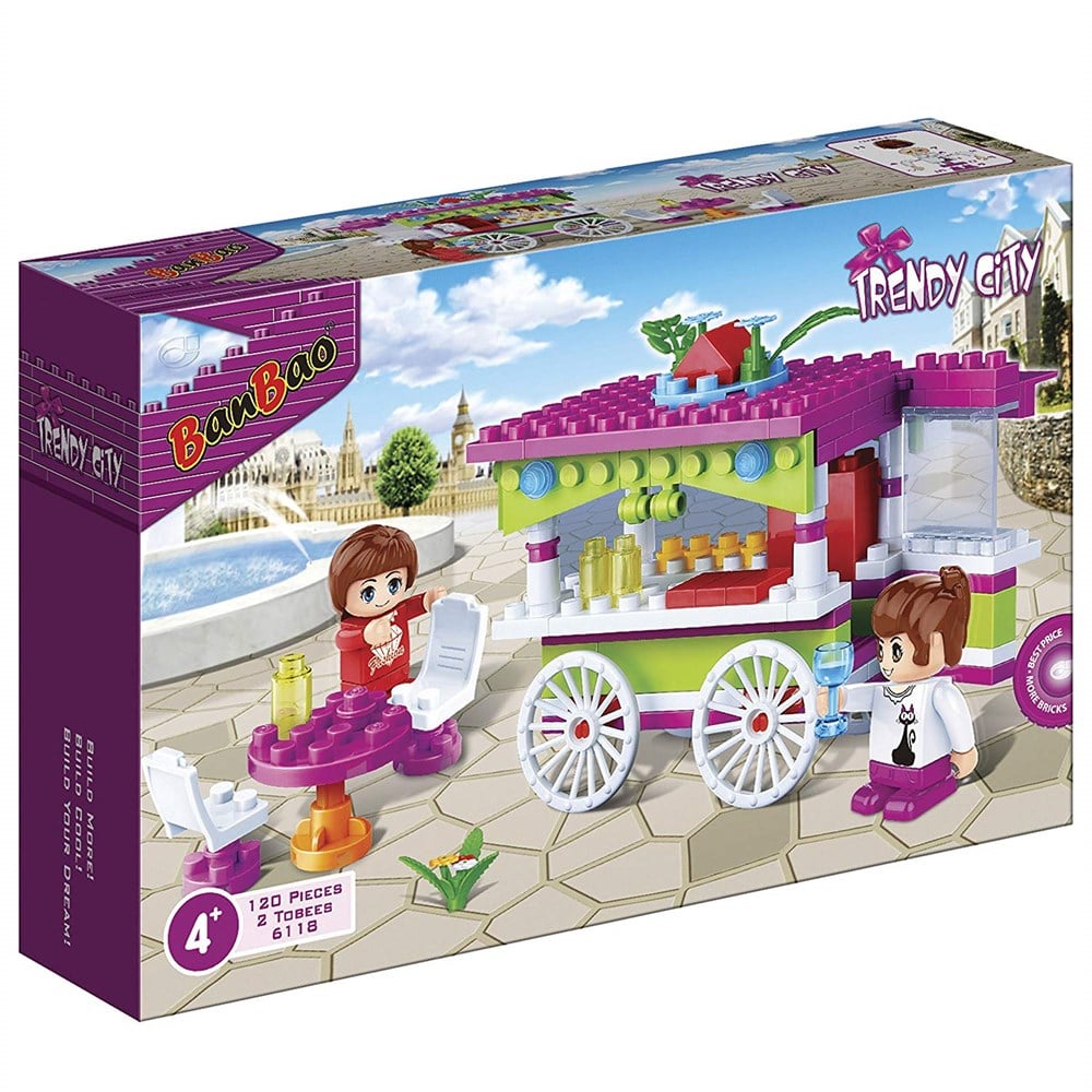 Banbao 6118 Aperatif Arabası Oyun Seti