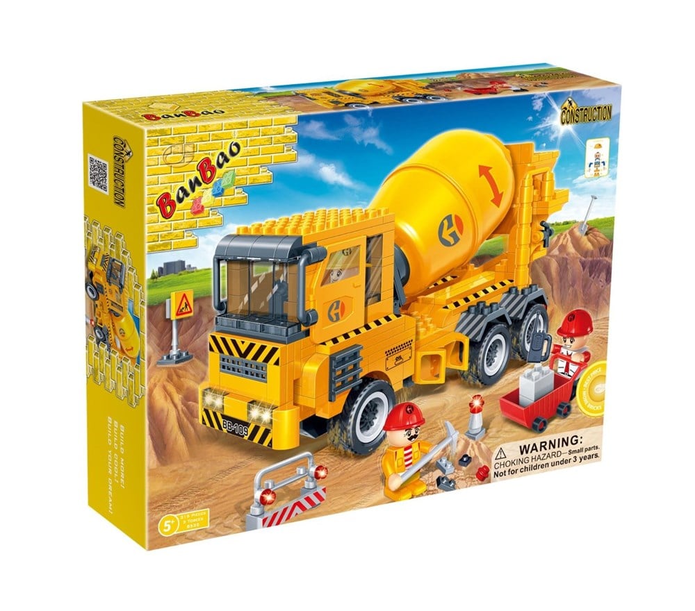 Banbao Lego Setleri, Banbao, Banbao Lego İnşaat Serisi Mikser 315 Parça Lego Seti 8535