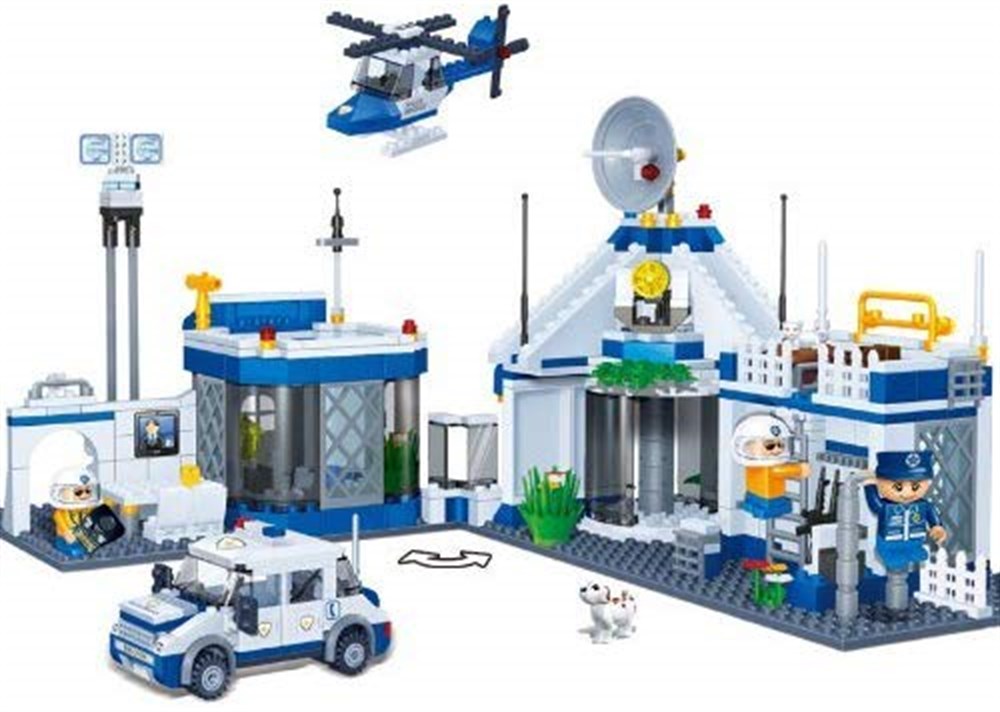 Banbao Lego Setleri, Banbao, Banbao Lego Seti 8341 Polis Karakolu 718 Parça