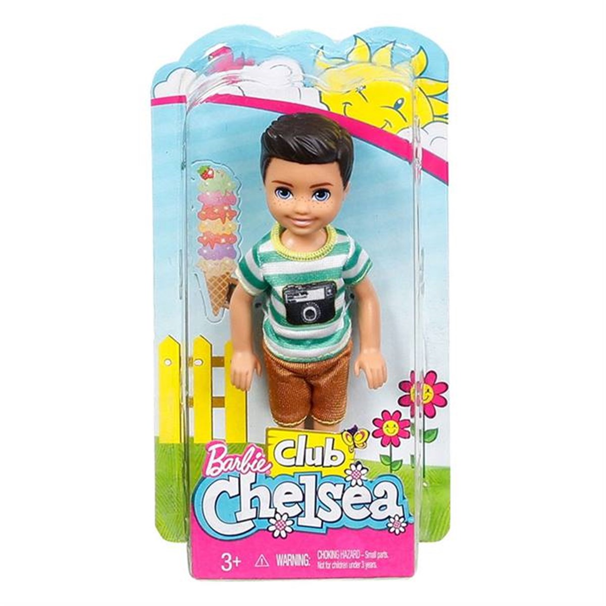 Barbie Aksesuarlı Chelsea Erkek Bebekler Dondurmalı DWJ33 DYT90