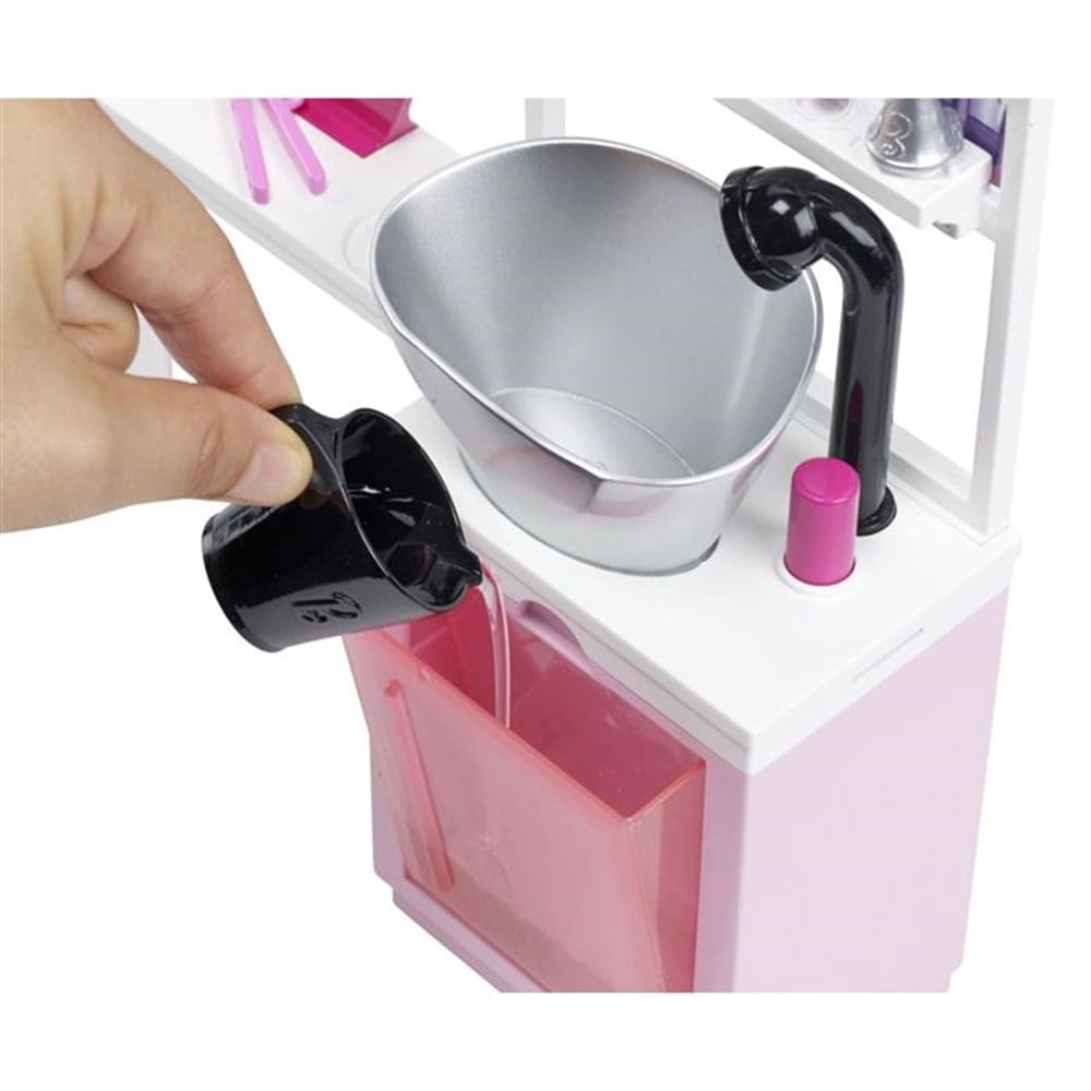 Barbie Bebek Kuaför Salonu Seti DTK05