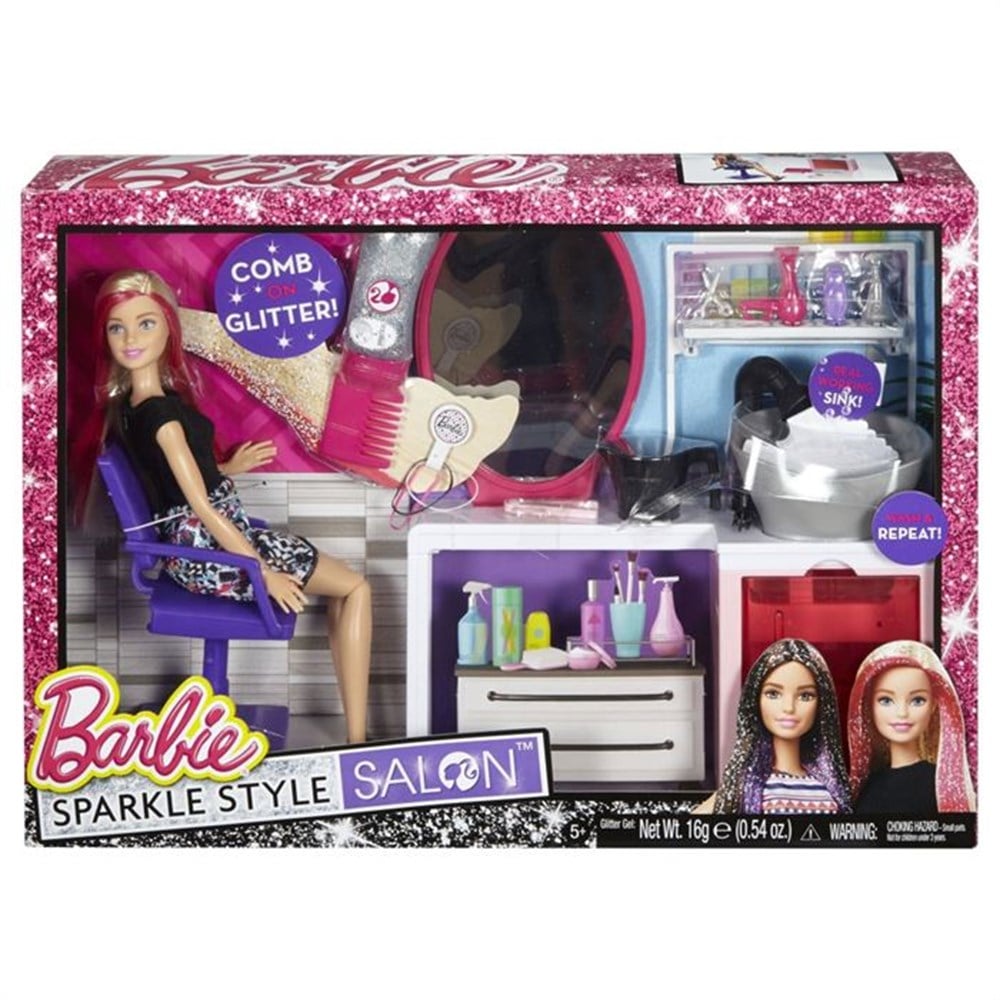 Barbie Bebek Kuaför Salonu Seti DTK05