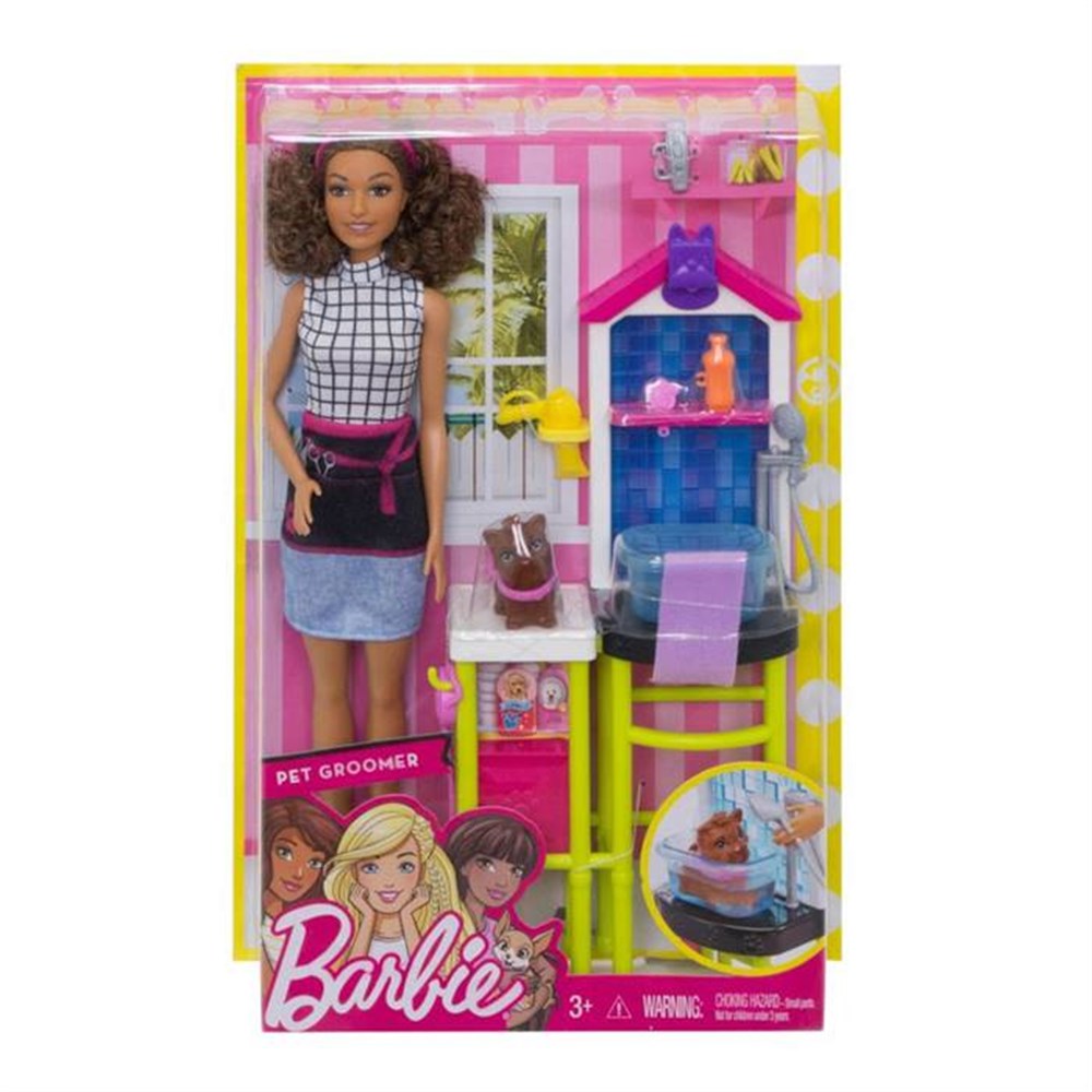 Barbie Ben Büyüyünce Oyun Seti Hayvan Kuaförü DHB63-FJB31