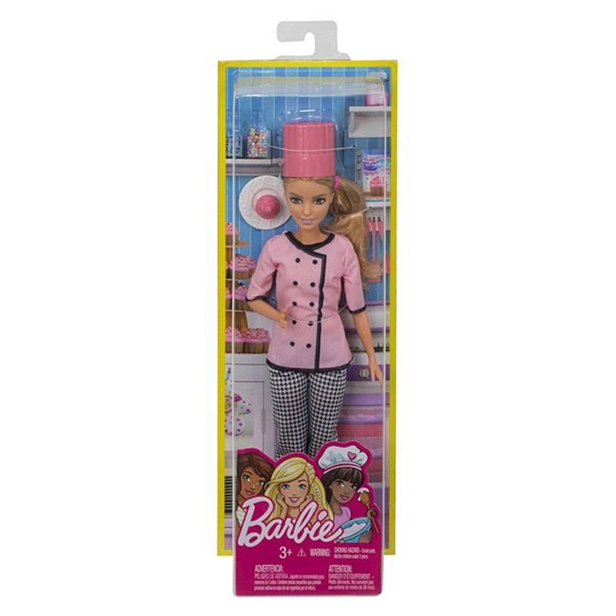 Barbie Kariyer Bebekleri - Aşçı Kap Kek Şefi FMT47