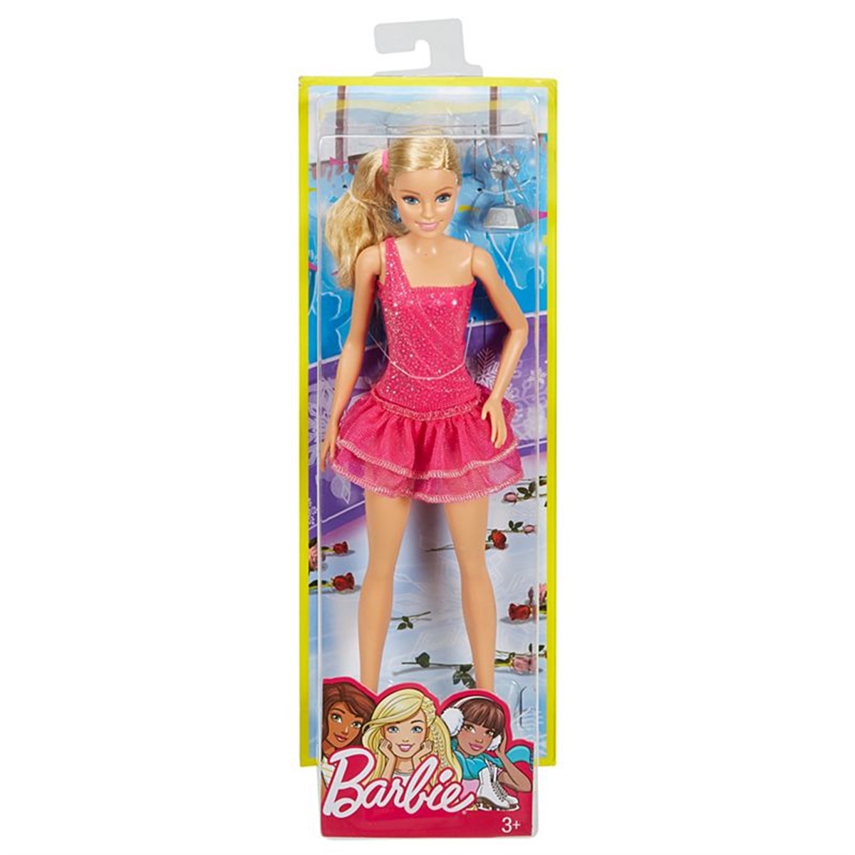 Barbie Kariyer Bebekleri - Buz Patenci DVF50 FFR35