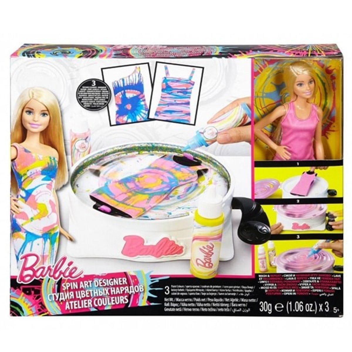 Barbie Renk Atölyesi Spin Art Designer DMC10