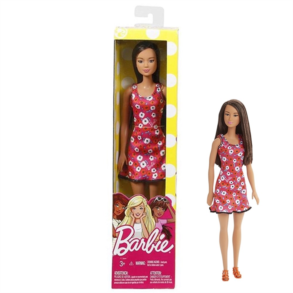 Barbie Şık Barbie Çiçekli Elbise DVX90