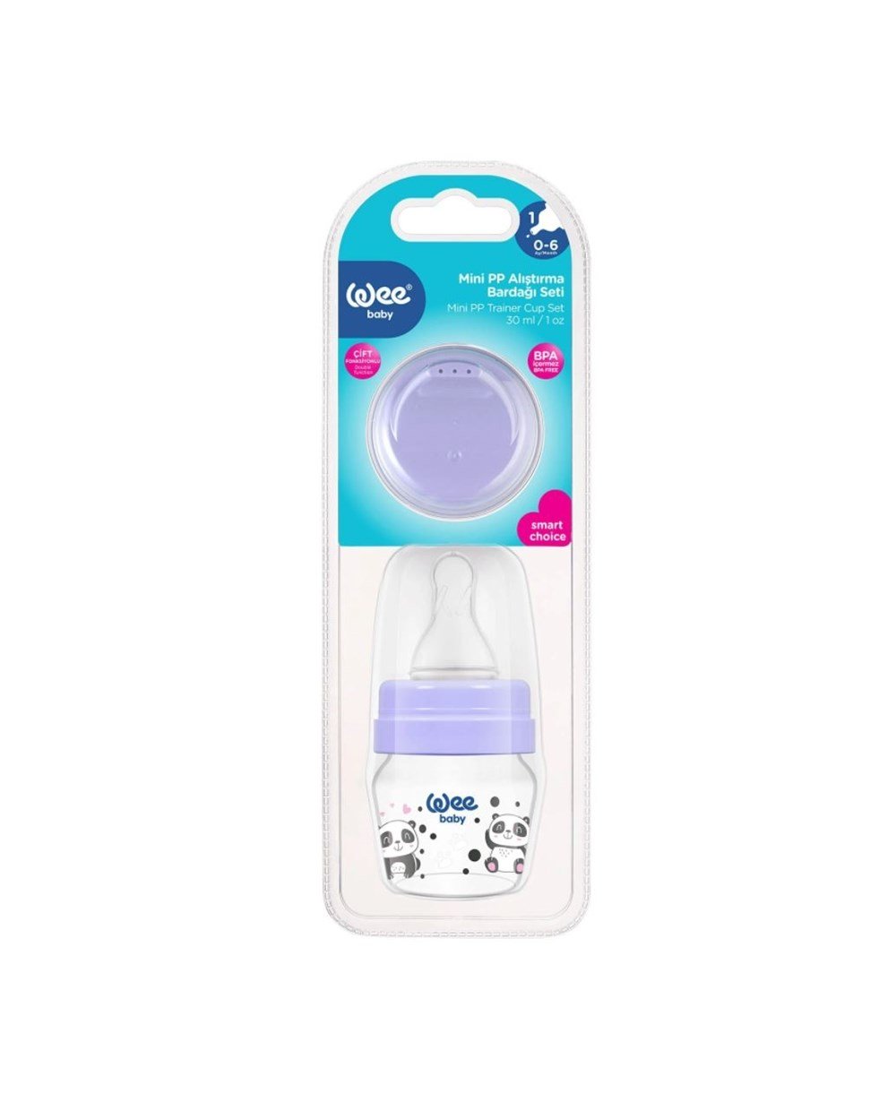 Bardaklar, WEE BABY, Wee Baby Mini PP Alıştırma Bardağı Seti 30 ml 778 Mor