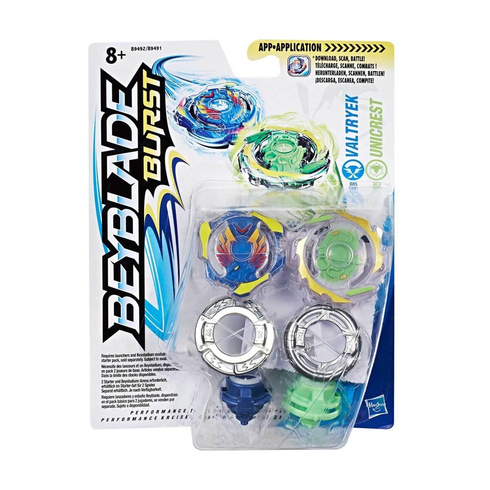 Beyblade Burst İkili Paket Valtryek-Unıcrest