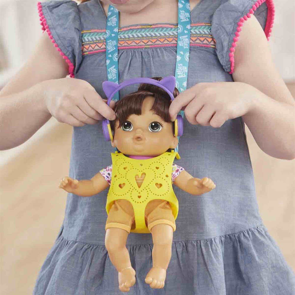 Bez Bebekler, Baby Alive, Baby Alive Minik Bebeğim ve Bebek Kangurusu E6646 E7179 Sarı Kanguru