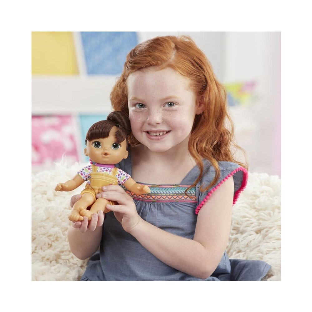 Bez Bebekler, Baby Alive, Baby Alive Minik Bebeğim ve Bebek Kangurusu E6646 E7179 Sarı Kanguru