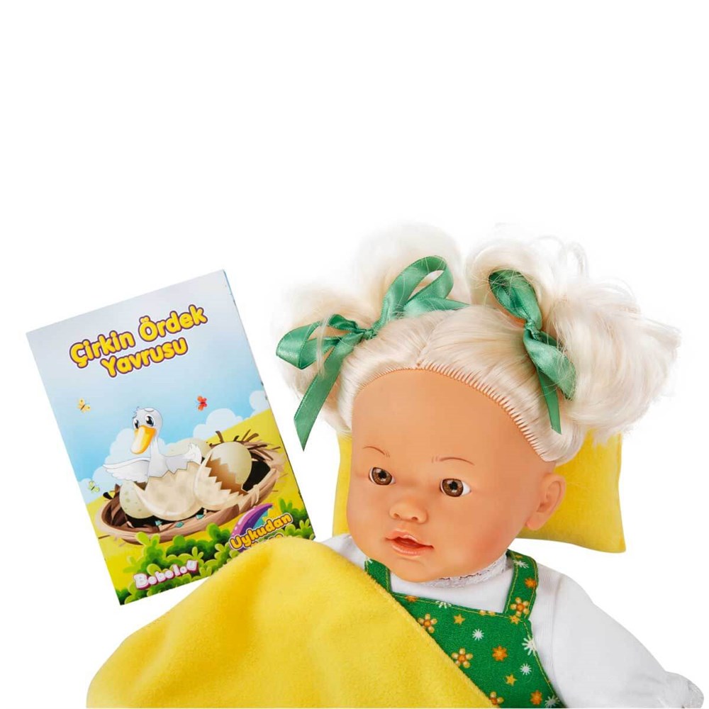 Bez Bebekler, Sunman, Bebelou Çirkin Ördek Yavrusu Masalını Anlatan Bebek ve Kitabı 26175