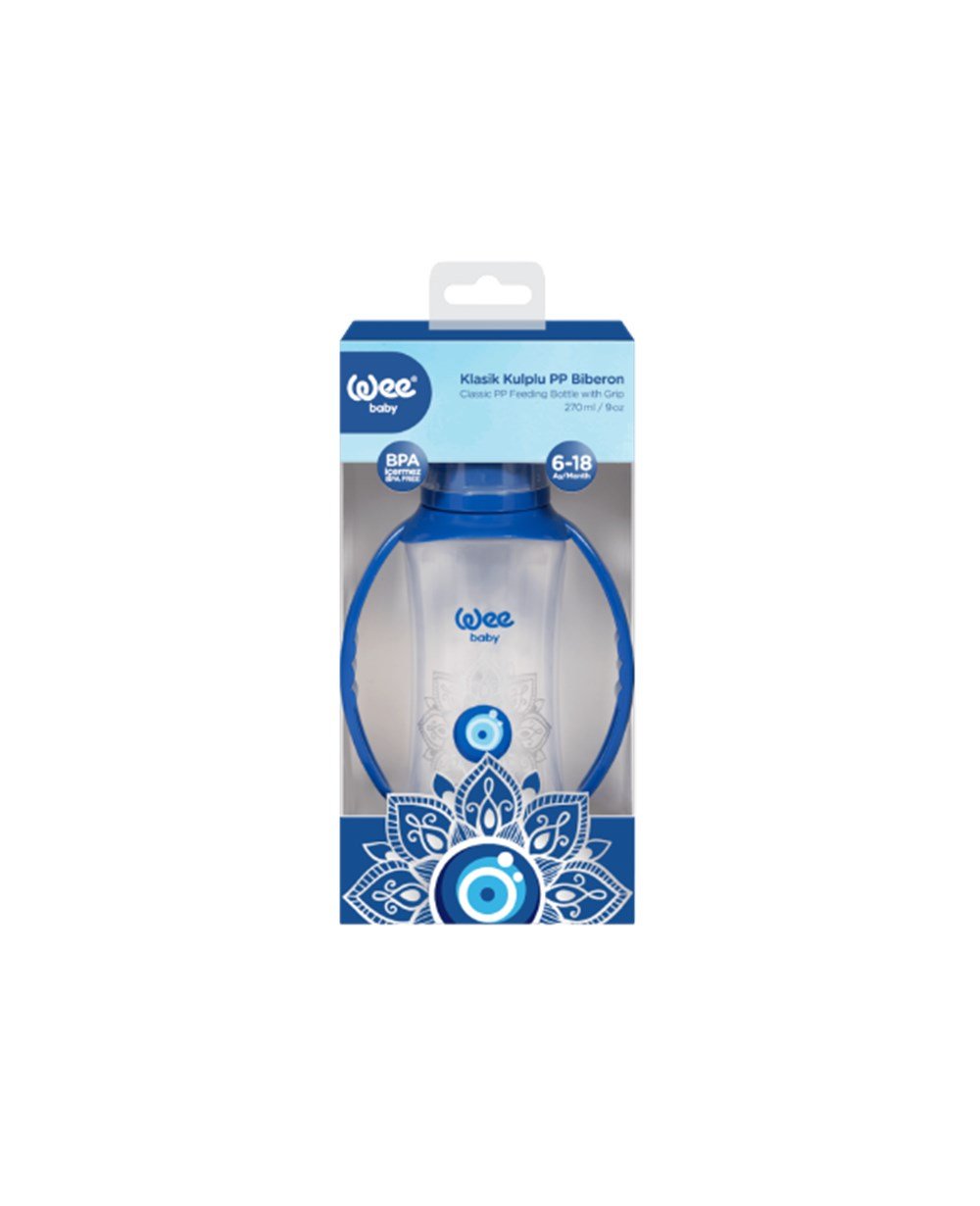 Biberon, WEE BABY, Wee Baby Klasik Kulplu PP Biberon 270 ml 261 Nazar Boncuğu Seri