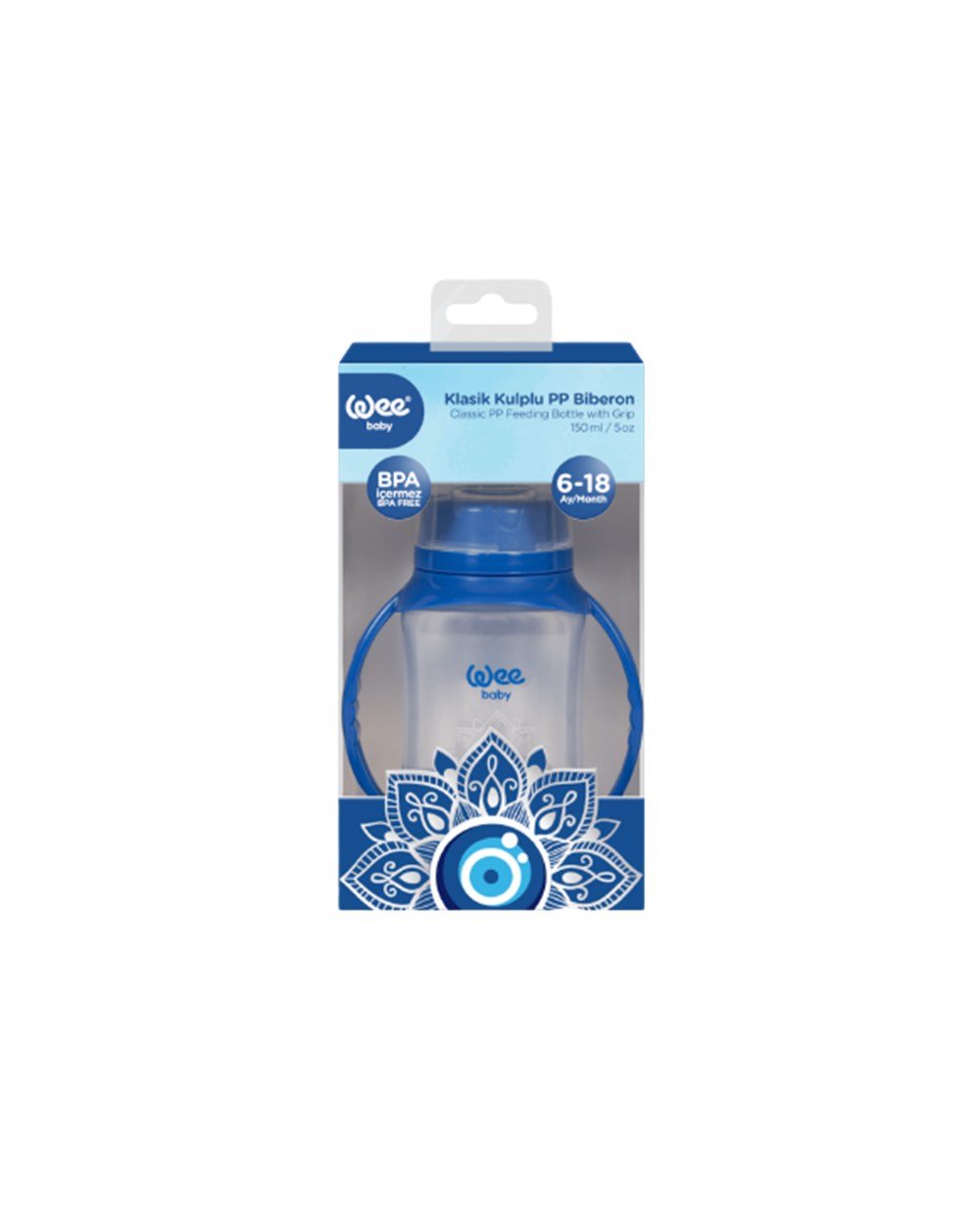 Biberon, WEE BABY, Wee Baby Klasik Kulplu PP Biberon 150 ml 260 Nazar Boncuğu Serisi