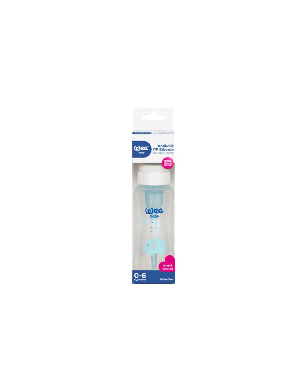 Biberon, WEE BABY, Wee Baby Yeni Antikolik PP Biberon 240ml 295 0-6Ay