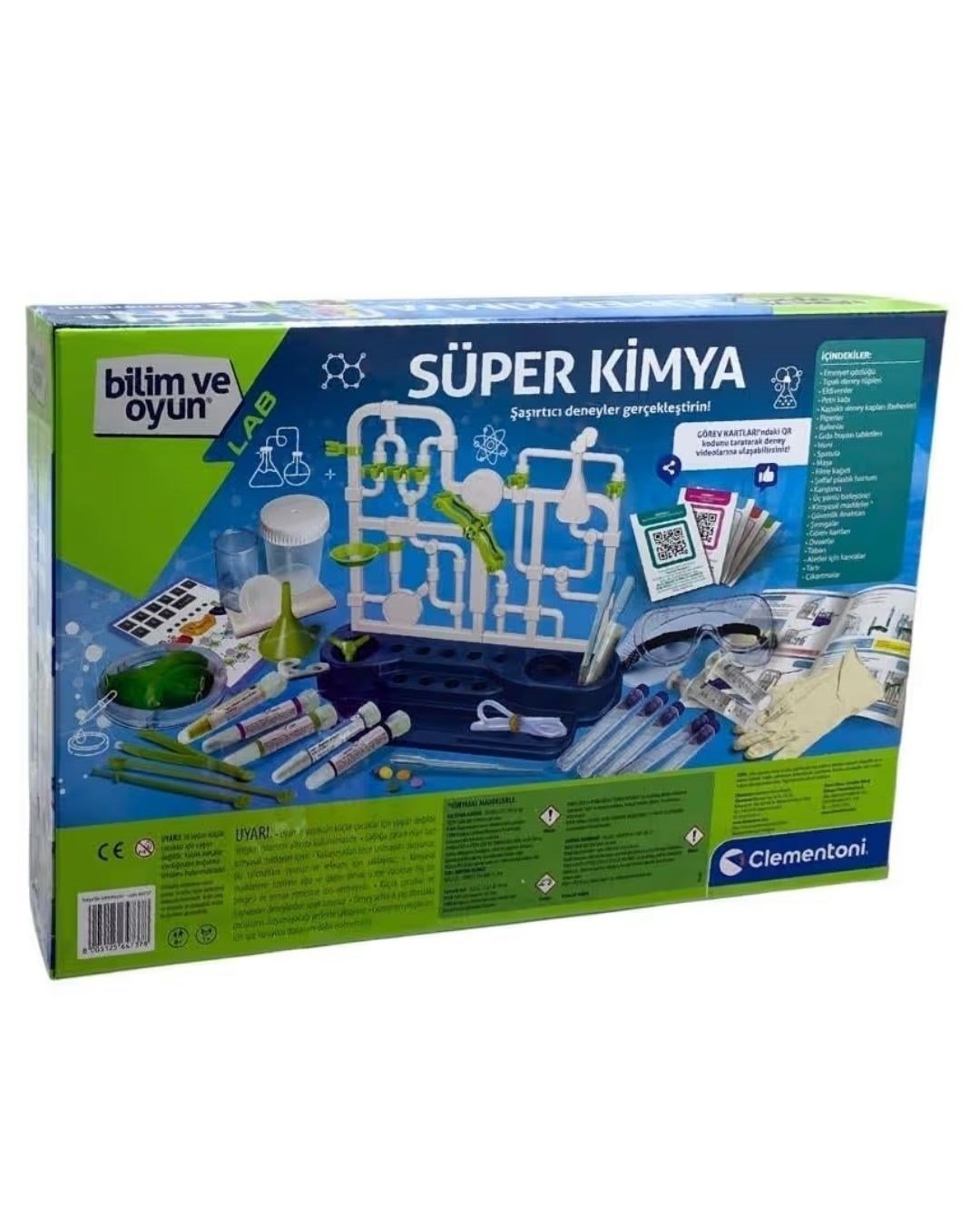 Bilim Oyun Setleri, Clementoni, Clementoni Bilim ve Oyun Süper Kimya Seti 64737