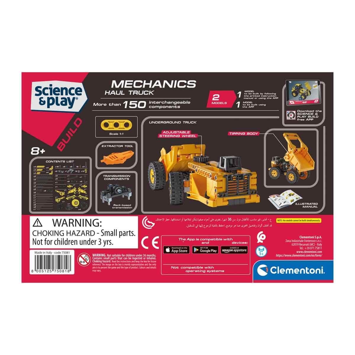 Bilim Oyun Setleri, Clementoni, Clementoni Bilim ve Oyun Haul Truck 75081